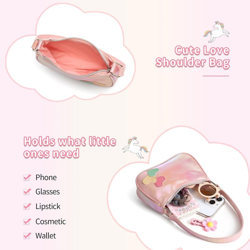 cotmcor Store Toddler Purses Little Girls Purse Kids Handbag Shoulder Bag Birthday Gift for 2 3 4 5 6 7 8 Year Old Girl - Image 4